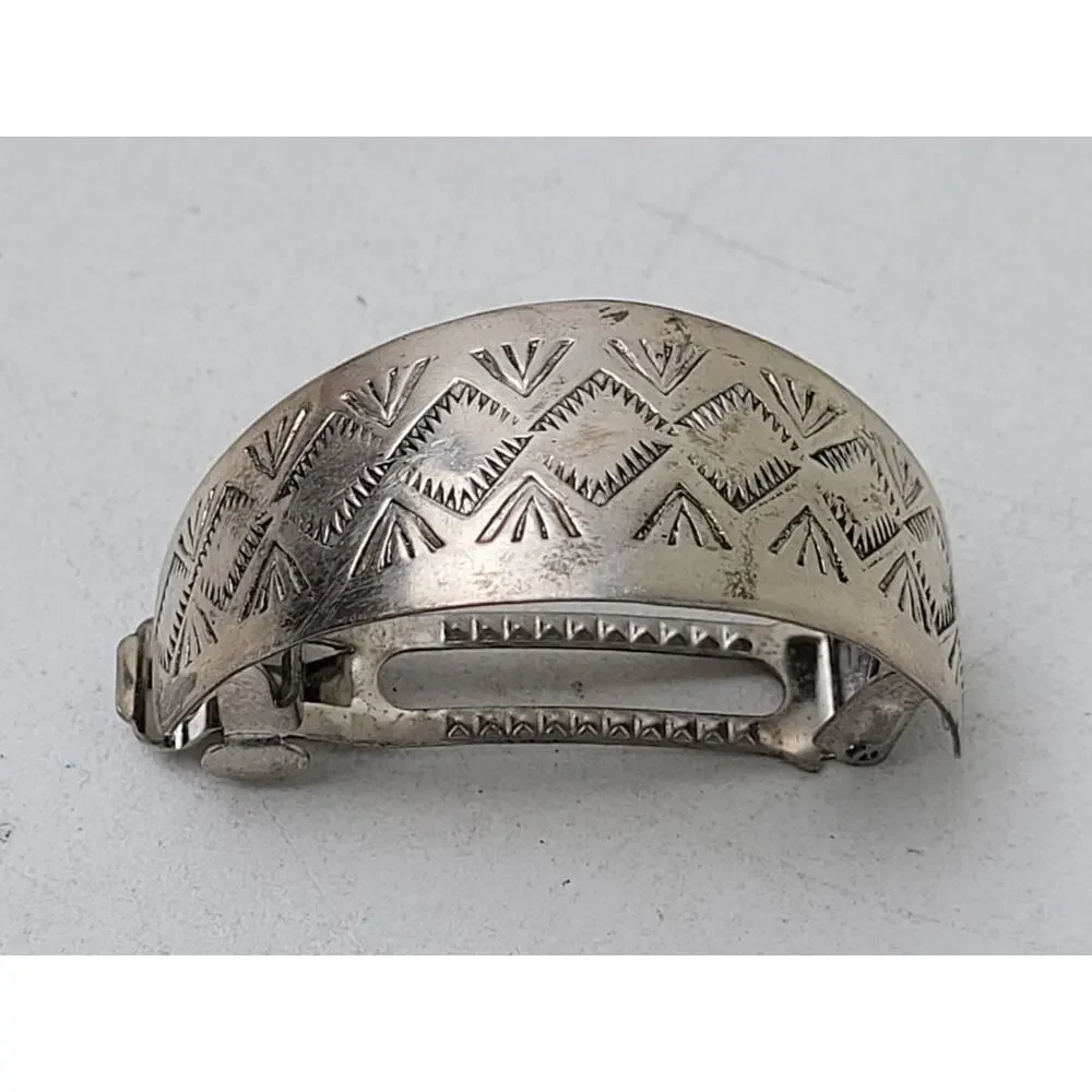 Bruce Wood Navajo Sterling Silver Barrette | 10.57 g | 2